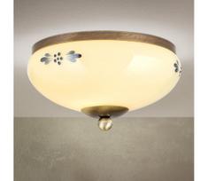 Orion - Lubinis šviestuvas LANDHAUS 1xE27/60W/230V skersmuo 21 cm bronzinė/kreminė/mėlyna