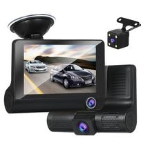1080P „Full HD Dash“ kamera su 4 colių IPS ekranu priekine ir galine dviguba Dash kameros vairavimo įrašymo platus