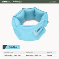 ETROL 1pc Inflatable Neck Pillow, Travel Sleeping Neck Pillow, Cushion U-shaped Pillow Suitable For Car, Airplane mėlyna