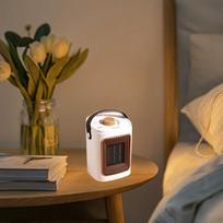 Compact Electric Heater Fan Fast Heating for Bathroom Home balta