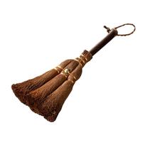 Handmade Natural Brown Tea Brush Kung Fu Tea Set Green Tea Ceremony Puer Tea Brush Does Not Lose Hair Cleaning Tools Teaware