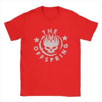 Punk The Offspring Juokingi marškinėliai vyrams Juokingi 100% medvilnės marškinėliai O formos iškirpte trumpomis rankovėmis Marškinėliai su spauda S