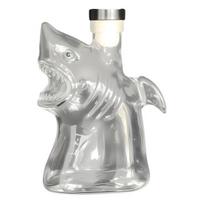 Shark Glass Wine Decanter Liquor Bottle with Airtight Stopper 300ml Whiskey Vodka