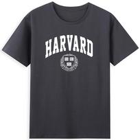2025 m. vasaros HARVARDO universiteto logotipas Klasės marškinėliai Mokyklos uniformos marškinėliai Harvardas Amerikos universitetas Apvalios apykaklės marškinėliai S