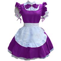 Moteriška prancūziška tarnaitės apranga Lolita Suknelė Miela Cosplay Anime prijuostė Cosplay Tarnaitės suknelė Vyriška uniforma Kavinės kostiumas Mucama XXXXXL