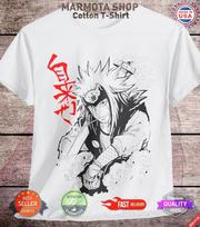 Jiraiya T-Shirt Naruto Shippuden Sasuke Kakashi Anime Unisex Tee Shirt All Size 4XL