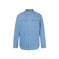 Levi's Vyriškas laisvalaikio džinsinis marškinis-striukė S šviesiai mėlyna spalva