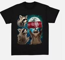 Funny Meme Three Raccoons Dr Pepper Vintage Shirt 2XL