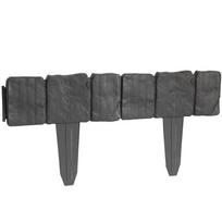 Palisade lawn edging, imitation stone, STONE, 25m, gray
