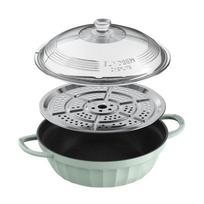 Buydeem 28cm Multi-functional Non-stick Induction Cooker Pot