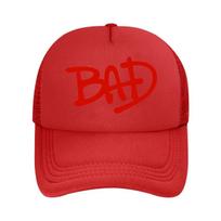 BAD Simple, Impactful Bold - Text Street - Art Style Design Mesh Baseball Cap One Size