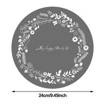 Induction Cooker Protection Pad Silicone Non-Slip Round Mat For Kitchen High Temperature Anti-skid Pad Insulation Mat Round
