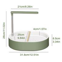 Automatic Bird Bathtub Versatile Indoor Cage Accessories Budgie Bathing Easy Setup Parrot Bath Shower with Parrot Perch Bath Tub