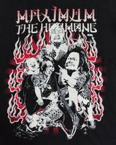 Maximum the Hormone Black T-Shirt Cotton Full Size Unisex T-Shirt S