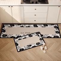 American Retro Diatom Mud Water-Absorbing Non-Slip Kitchen Floor Mat 40*60cm (Diatom Mud)