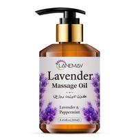 Lavender & Peppermint Massage Oil, Paraben-Free, Moisturizing & Softening Body Care for All Skin Types, Soothing Skin Tone 250ml