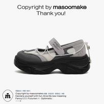 Ziyan  Revinska~ Ballet Velcro German training shoes women's summer platform sandals sports Mary Jane shoes 35