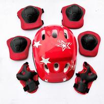 Children's Thickened Knee Protection Roller Skating Helmet Protector Skateboard Balance Car Roller Skateboard Protector Set