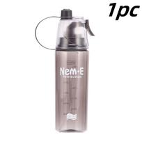 600ML Sports Spray Water Bottle Cooling Spray Cup Portable Outdoor Drinkware Large Capacity Fitness Travel Climbing Supplies
