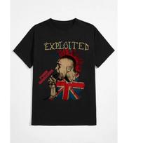The Exploited Punk Invasion Juodi medvilniniai marškinėliai – Vyriški S–4XL L black
