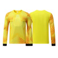 Sponge-Padded Goalkeeper Jersey: Adult Long Sleeve Autumn/Winter Sports Training Uniform Adult 2XL