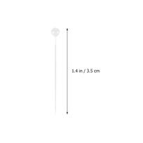 480Pcs Black Pearl Head Straight Pins 38Mm Long 3Mm Thick Rustproof Steel Plastic for Corsages Boutonnieres Sewing Crafts balta