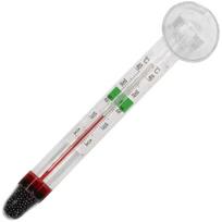 Submersible Glass Aquarium Thermometer Floating with Suction Cup Water Thermometer Waterproof Fish Tank Thermometer