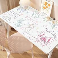 1pcs Desk pad, student girl, no wash, waterproof desk pad, study desk, high aesthetics, dressing table, makeup tablecloth Small