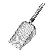 Pet Cleaning Tools Cats Litter for Cats Metal Aluminum Alloy Toilet Shovel Stainless Steel Durable Handle Pets Home Supplies