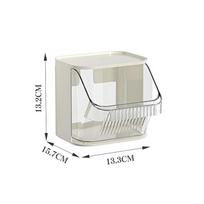 Transparent Grid Tea Storage Case, Desktop Coffee Sachet Organizer, Multi-slot Household Desktop Display Holder Box 1Pc