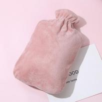 1L/2L Plush Hot Water Bottle – Leak-Proof Large-Capacity Bed & Abdomen Warmer Soft Cover For & Winter Heat