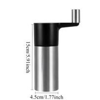 Stainless Steel Manual Pepper Grinder Sea Salt Spice Coffee Grinder Home Grainer Pepper Mill for Picnic BBQ Kitchen Utensils