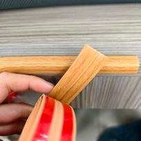 1pc 2cmx2m Yellow oak Peel and Stick Wall Trim Molding, Corner Trim Moulding,Inside&Outside Wall Corner Protector for Wall Edge (as the picture,3meters)