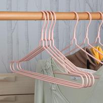 Taro Plastic Coated Clothes Hanger Anti-Slip Adult Glue Hanger Student Clothes Drng Ra Market Stall Clothes Hanger 10