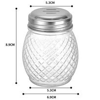 3pcs Special Salt Controller for Kitchen Cruet Toothpick Bottle Seasoning Cumin Powder Bottle Thickened Glass Bottle