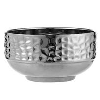 Double Layer Ice Cream Bowl Hammer Pattern Anti Scald Salad Soup Bowl Unbreakable Thickened Children's Insulated Bowl S sidabras