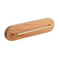 Wall-mounted Coffee Filter Holder Strong Adhesive Wooden Filter Storage Stand Space Saving Table Napkin Holder Home Barista chaki