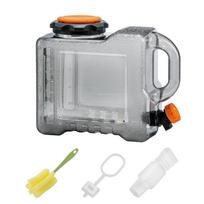 Water Tank with Spigot No Leakage Water Dispenser Convenient Handle Camping Bucket for Hiking Picnic Vehicle Outdoor Emergency