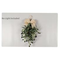 45*29cm Olive Leaf Wreath Lifelike Olive Leaf Wreath Versatile Hanging Display Battery Operated Lights 2m Wire Lights China Mainland