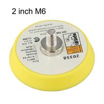 1pcs Polishing Sanding Disc Backing Pad M6/M8 For Pneumatic Sander 2/3/5 Inch For Artificial Stone Power Tool Part