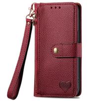 Wallet Case for Samsung Galaxy S25 S24 S23 S22 S21 S20 Ultra Zipper Pocket Purse with Wrist Strap, Stand RFID Flip Card Holder For Galaxy S22 raudona
