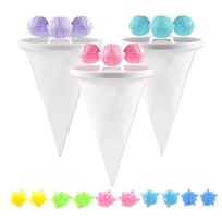 3 Pieces Washer Lint Catcher Floating Reusable Remover Washing Machine Pet Hair Catcher for Home Shirt Household Daily Travel