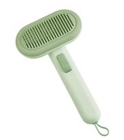 Stainless steel pet hair brush, hair removal brush, cat and dog automatic grooming floating hair comb