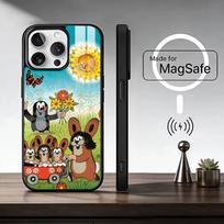 Cartoon Littles Mole  Phone Case For iPhone17,16,15,14,13,12,11 Plus,Pro Max Magnetic For Magsafe Wireless Charging iPhone13PROMAX