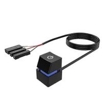 Portable On/off Pc Power Button Switch Cable Desktop Computer Switches Extension Cord For Home 400cm Blue Light