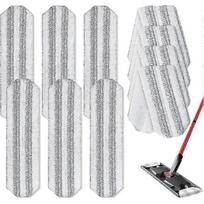 10Pcs Mop Replacement Pads,for O Cedar H2prO Flat Mop System ,Replacment for Vileda H2prO Size Mops 15.94' X 4.33'