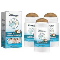 3-Piece Natural Underarm Deodorant Balms for Odor Removal and Antiperspirant Care