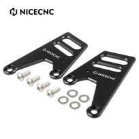 For KTM 690 Enduro/R 690 SMC/R 2008-2024 Heel Guard Cover Rack-less Bags Bracket For Husqvarna 701 Enduro /Supermoto GasGas 700 juoda