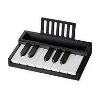 Business Card Holder 3D Printed Piano Key Design Holder for Cards And Receipts Creative Music-Themed Office Desk Organizer Novelty Office Gift for
