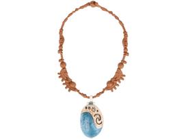 Disney Moana 2 Moana Necklace Magical Seashell Star Light-Up Necklace for Girls Role-Playing and Dress-Up. Officially Licensed Product. Perfect